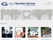 Tablet Screenshot of ci.garden-grove.ca.us